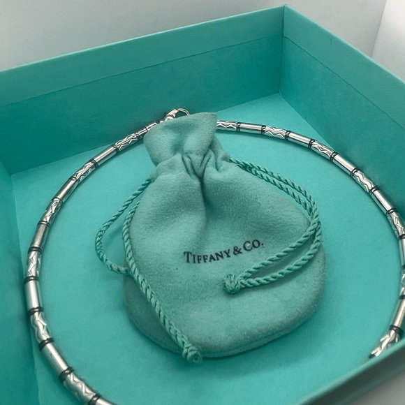 Tiffany & Co. Sterling Silver Aztec Carved Bead Necklace - Picture 3 of 11